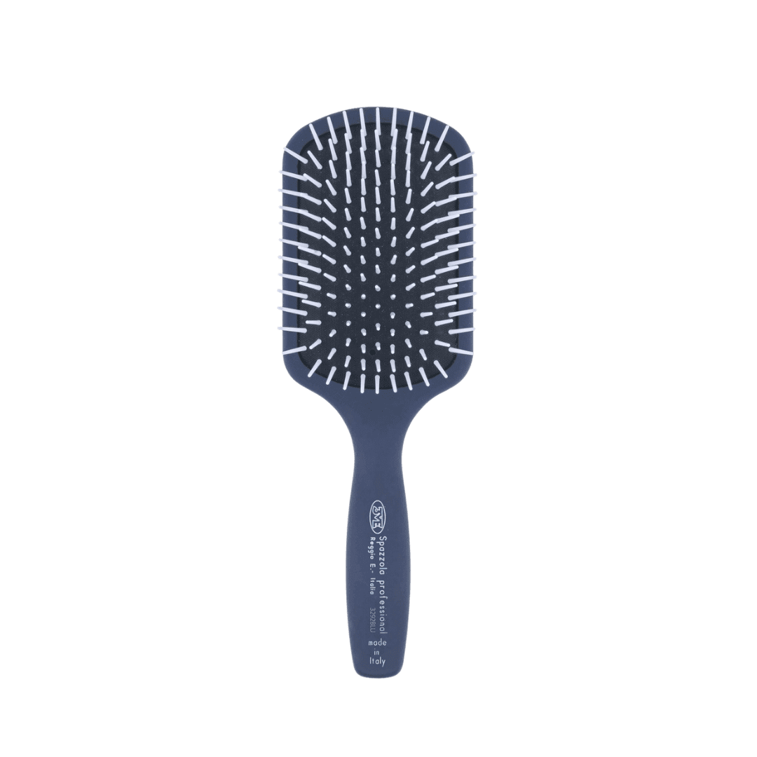 3ME فرشاة شعر ناعمة الملمس ذات وسادة مطاطية ناعمة الملمس باللون الكحلي (3292BLU)