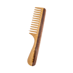 3ME Italian Wood Comb with Handle (3511)