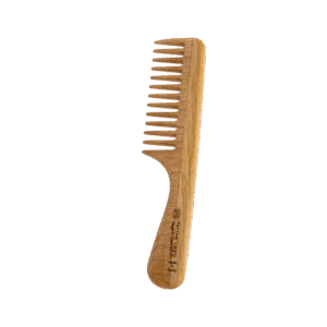 3me Italian Wooden Comb with Handle (3611)