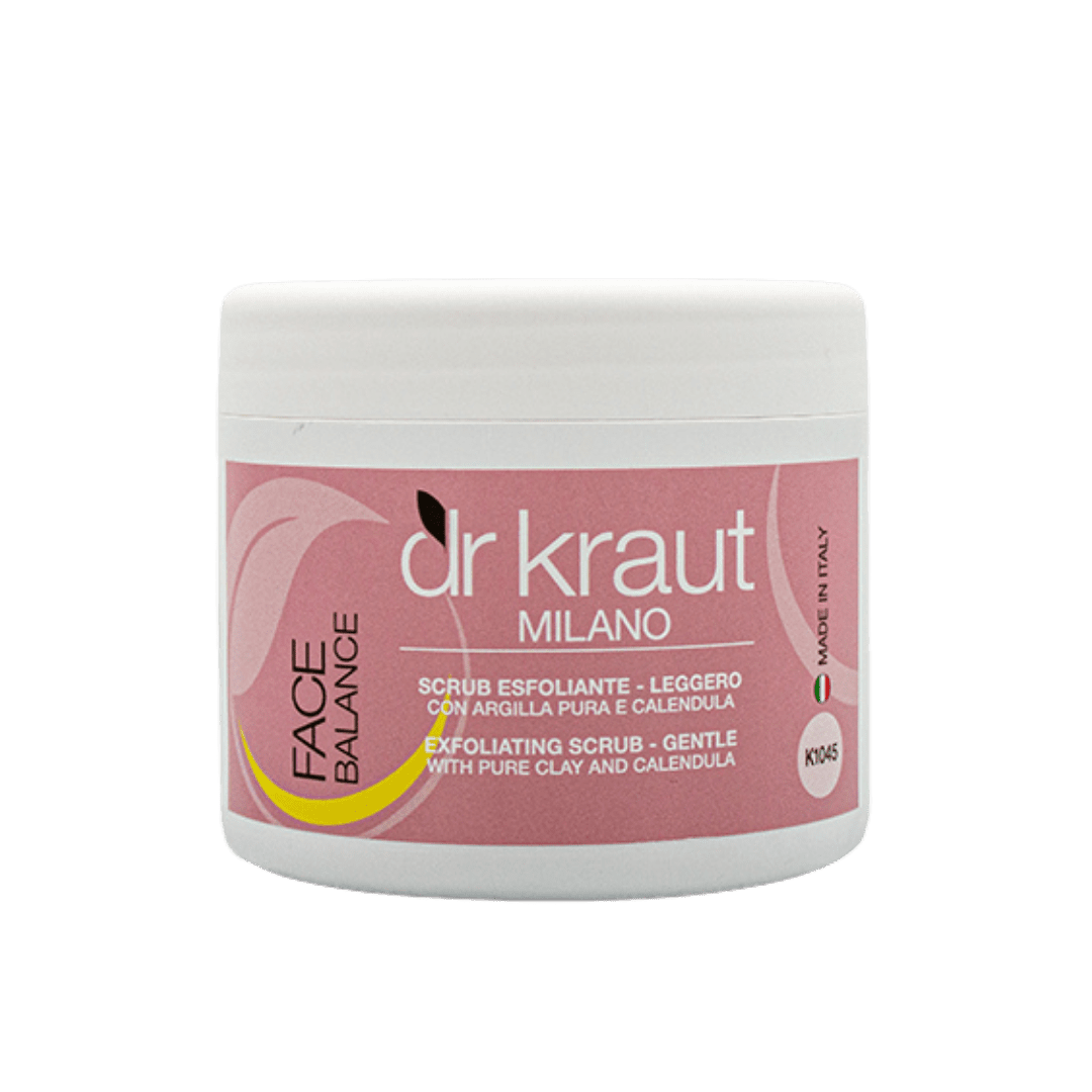 مقشر لطيف مع الطين النقي وآذريون K1045