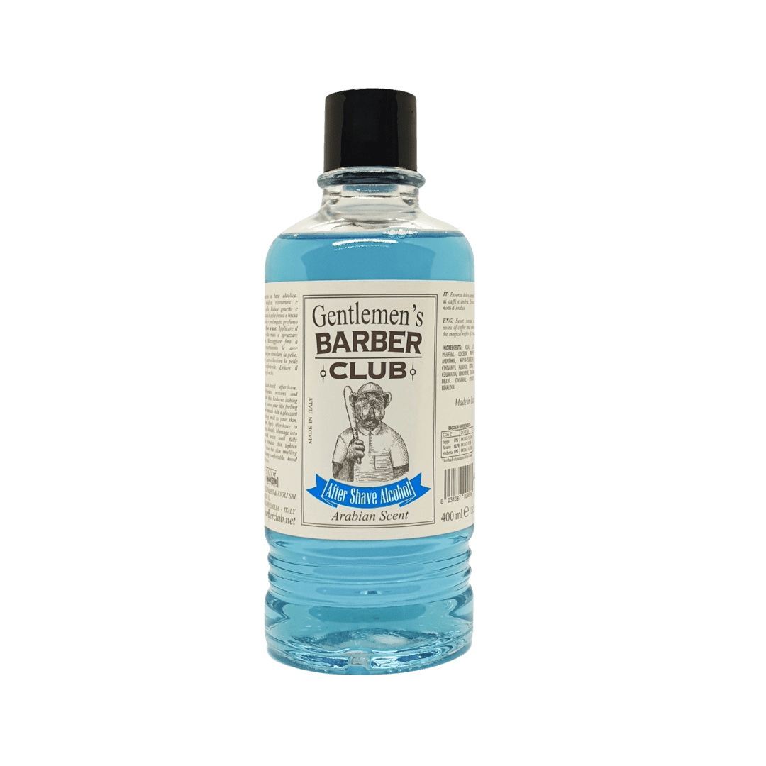 GENTLEMEN'S BARBER CLUB AFTER SHAVE ALCOHOL 400ML/ 4 DIFFERENT SCENTS