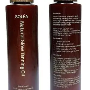 SOLEA NATURAL GLOW TANNING OIL 200ML ( SWEET VANILLA)