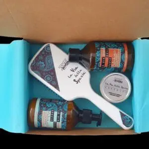 3ME LA VIA DELLE SPEZIE PATCHOULI KIT   ( shampoo + mask + brush + candle )