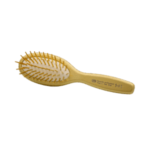 فرشاة بيضاوية ذهبية صغيرة