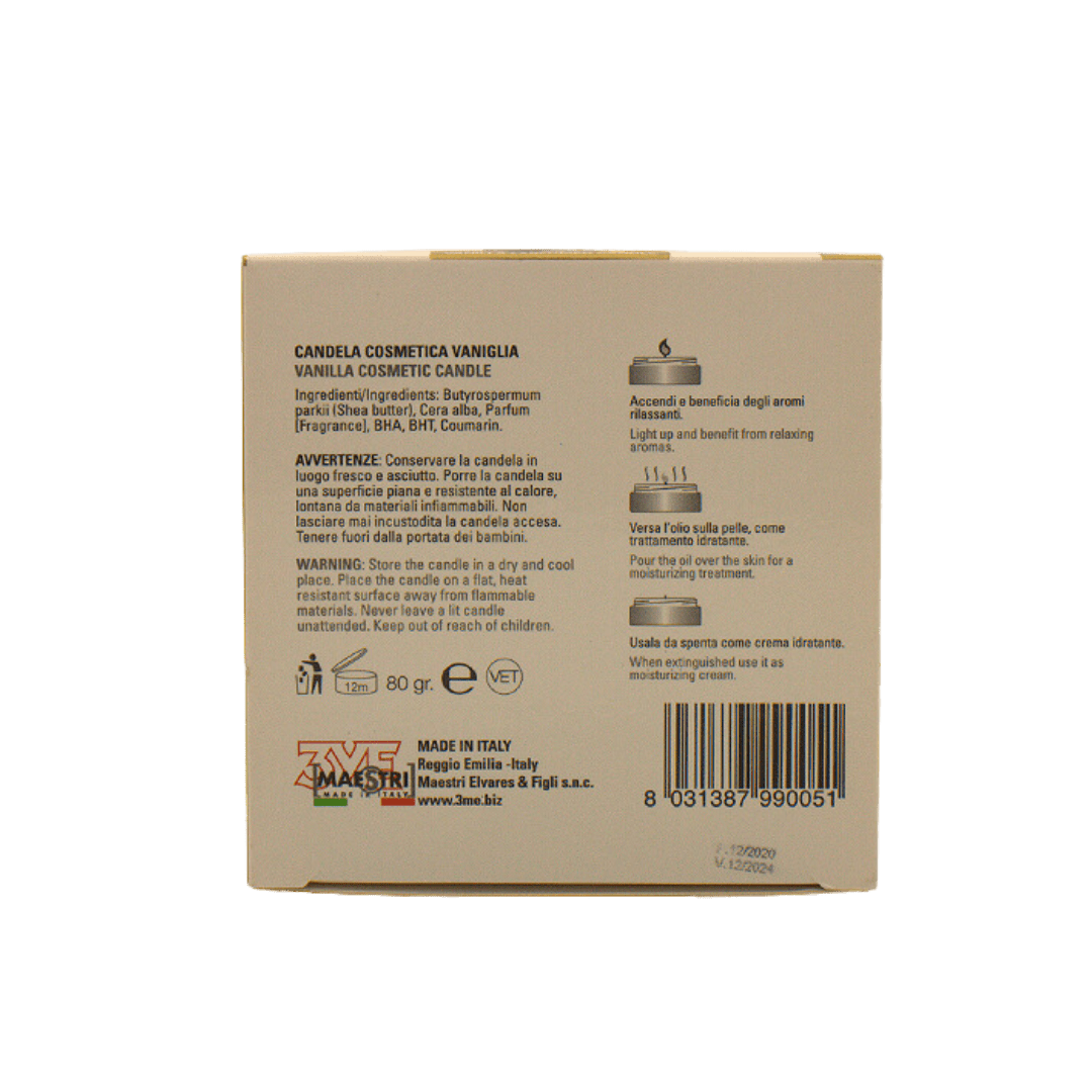 3ME Perfumed Massage Candle 80 gms. / 5 Flavors Of Scent - Image 2