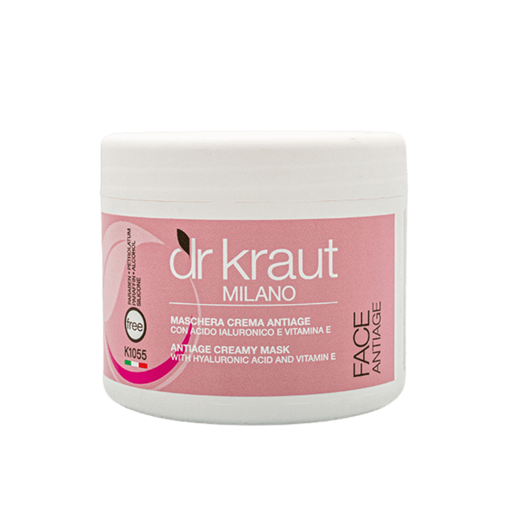 قناع كريمي مضاد للشيخوخة بحمض الهيالورونيك وفيتامين E K1055 500 مل