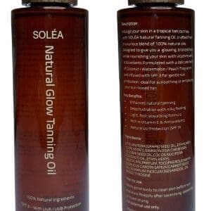 SOLEA NATURAL TANNING OIL 200ML / 3 FLAVORS