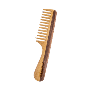 3ME Italian Wood Comb with Handle (3511)