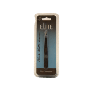 Elite Professional Black Edition Black Matte Tweezer
