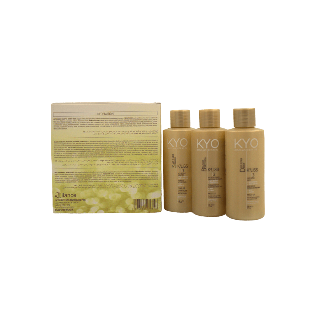 Kyo Keratin Kit Treatment / Single Use (60 ml x3 Bottles) - Image 2