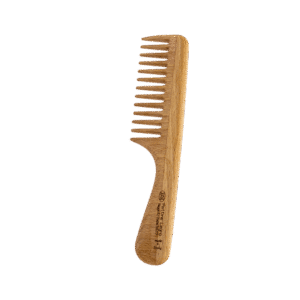 3me Italian Wooden Comb with Handle (3611)