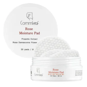 COMMLEAF ROSE MOISTURIZING PADS 30'S