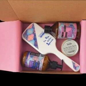 3ME LA VIA DELLE SPEZIE AMBRA KIT   ( shampoo + mask + brush + candle )