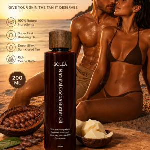 Solea Natural Cocoa Butter Oil (Cocoa Butter) -200 ml