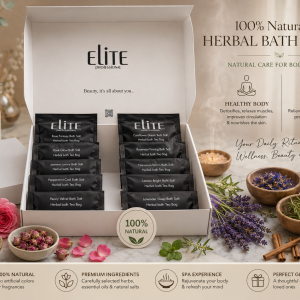 Elite Professional 10 Packs Different Herbal Bath Salt Tea 250g