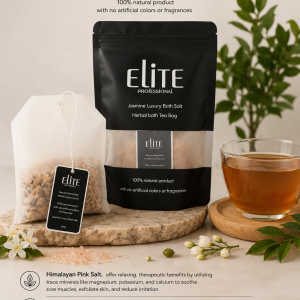 Elite Professional Jasmine Luxury Bath Salt ( Herbal bath Tea Bag) 250g