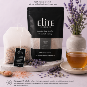 Elite Professional Lavender Sleep Bath Salt ( Herbal Bath Tea bag ) 250g