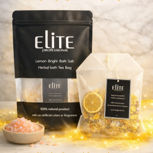 Elite Professional Lemon Bright Bath Salt (Herbal bath Tea Bag) 250g