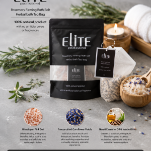 Elite Professional Rosemary Firming Bath Salt ( Herbal Bath Tea Bag )250g